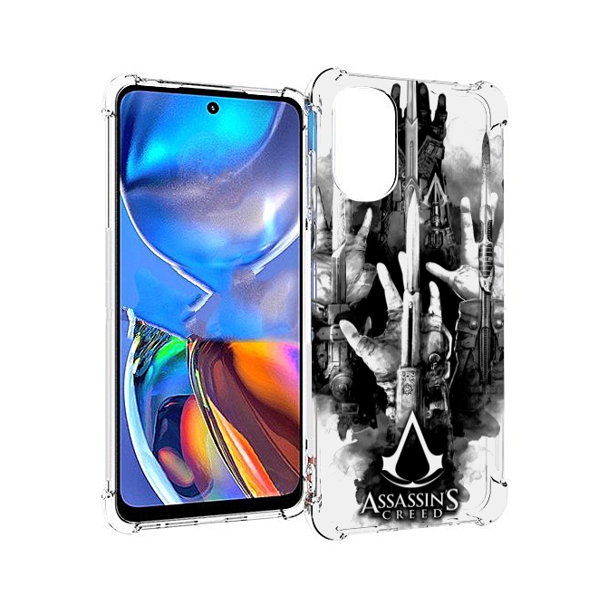 

Чехол MyPads Assassin's Creed скрытый клинок для Motorola Moto E32, Прозрачный, Tocco