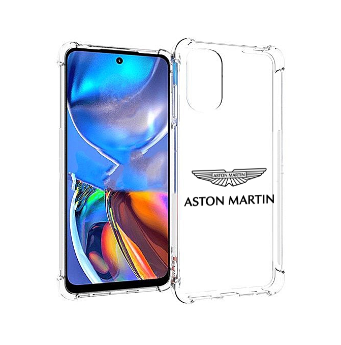 

Чехол MyPads Aston-Martin мужской для Motorola Moto E32, Прозрачный, Tocco