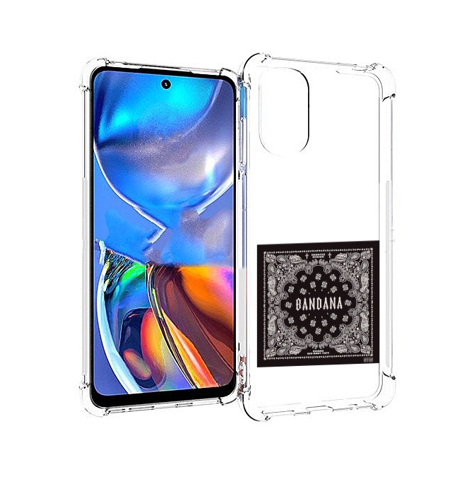 

Чехол MyPads Bandana I Big Baby Tape для Motorola Moto E32, Прозрачный, Tocco