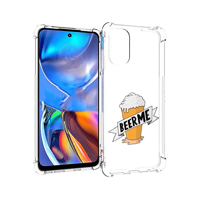 

Чехол MyPads Beer-me для Motorola Moto E32, Прозрачный, Tocco