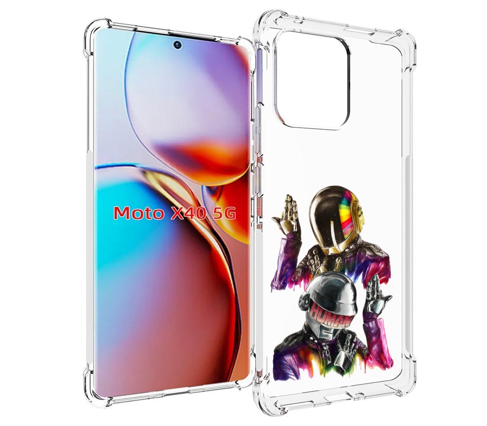 

Чехол MyPads диско космонавты для Motorola Moto X40, Прозрачный, Tocco