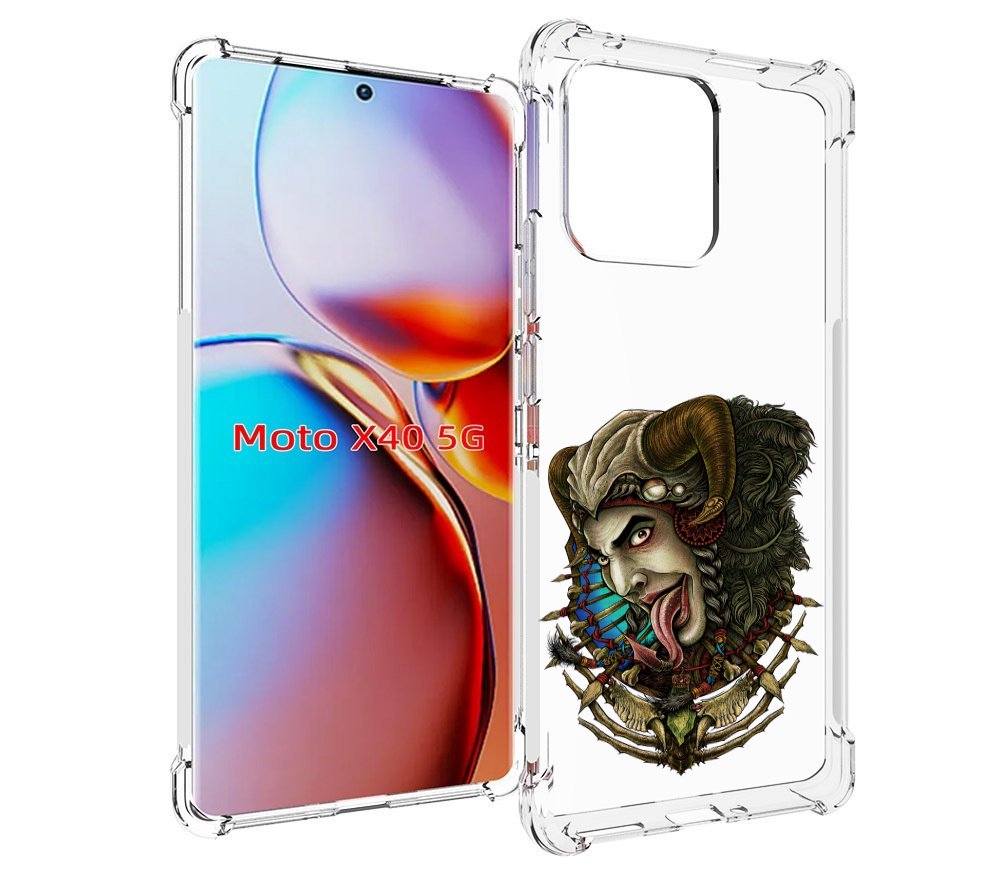 

Чехол MyPads длинный язык для Motorola Moto X40, Прозрачный, Tocco