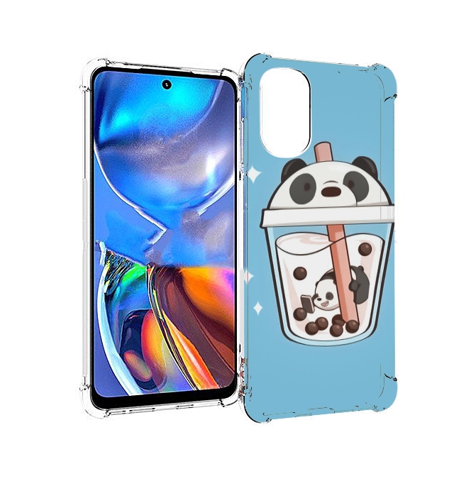 

Чехол MyPads Bubble tea для Motorola Moto E32, Прозрачный, Tocco