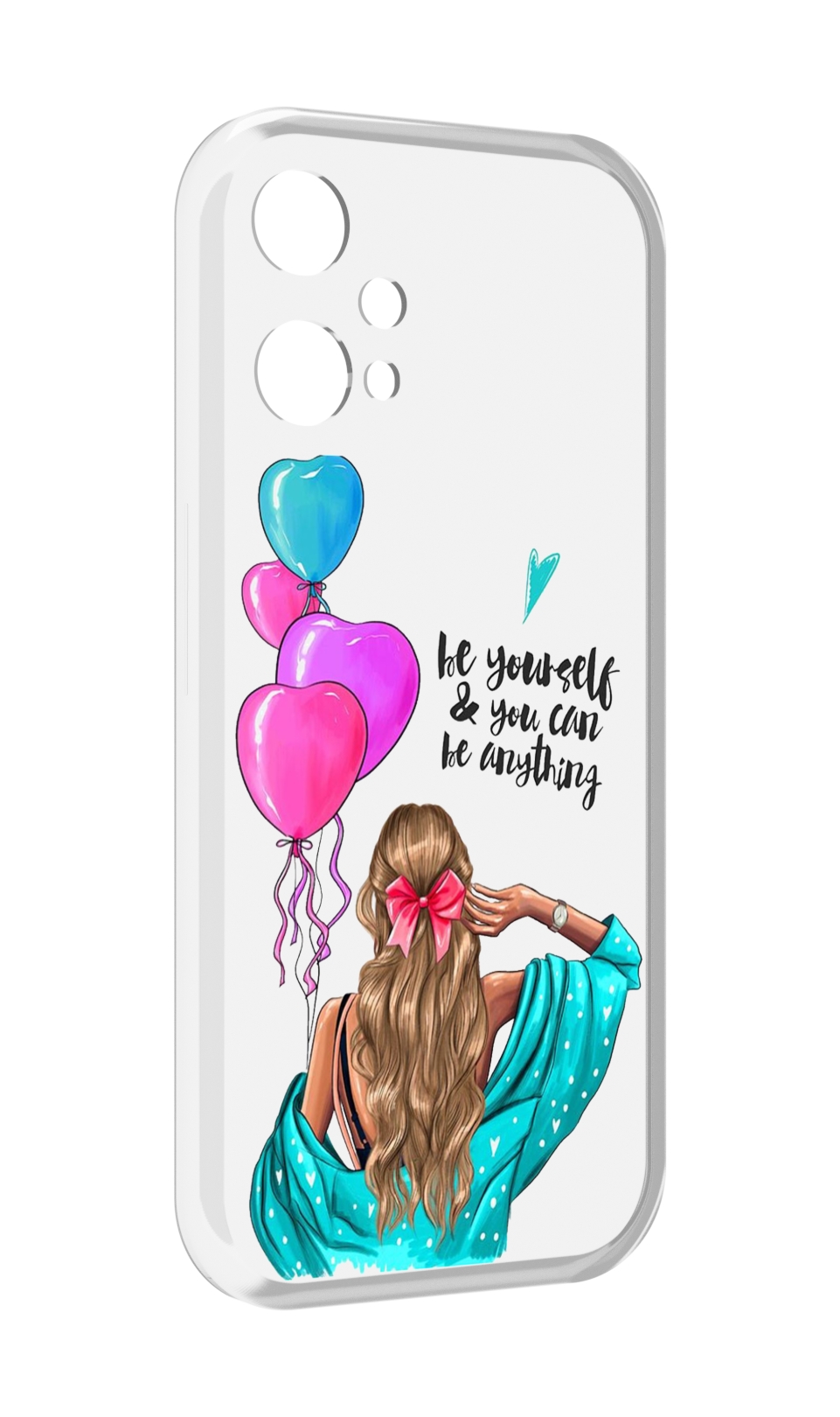 

Чехол MyPads Будь-собой для OnePlus Nord CE 2 Lite 5G, Прозрачный, Tocco