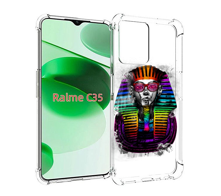 

Чехол MyPads модная богиня для Realme C35 / Narzo 50A Prime, Прозрачный, Tocco