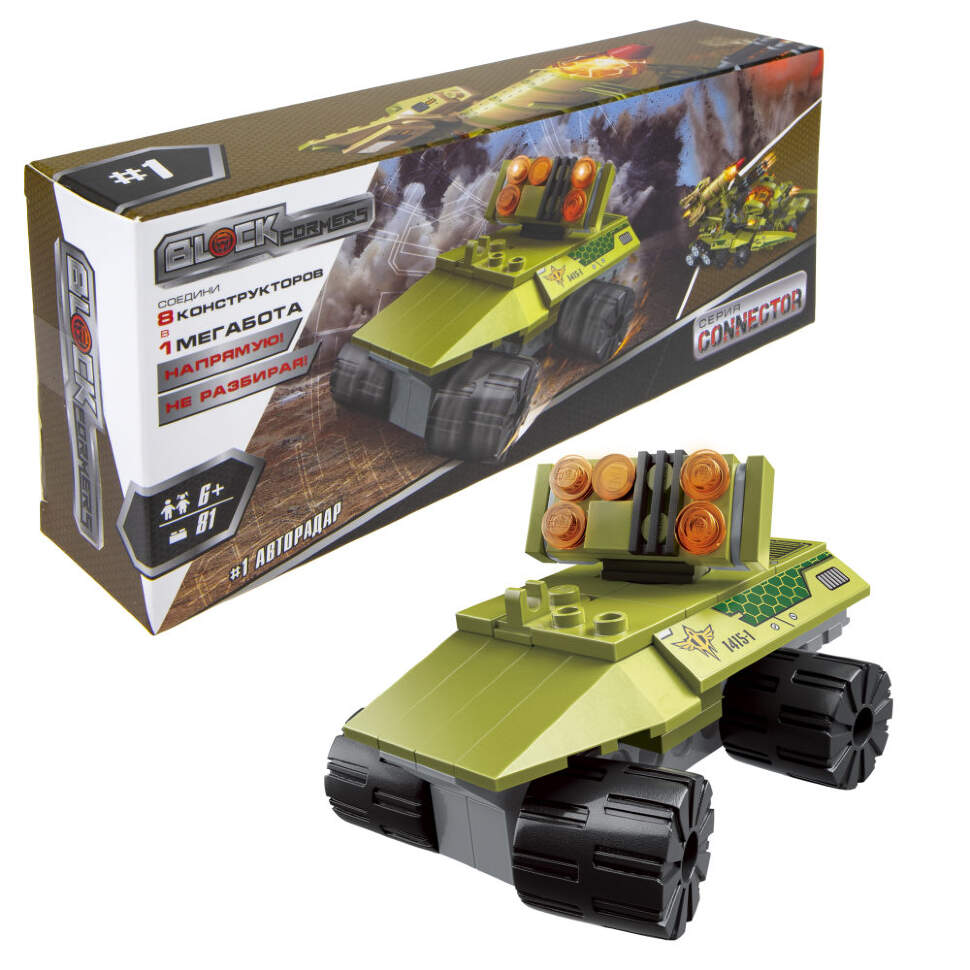 

Конструктор 1TOY Blockformers Connector Авторадар Т18966-1