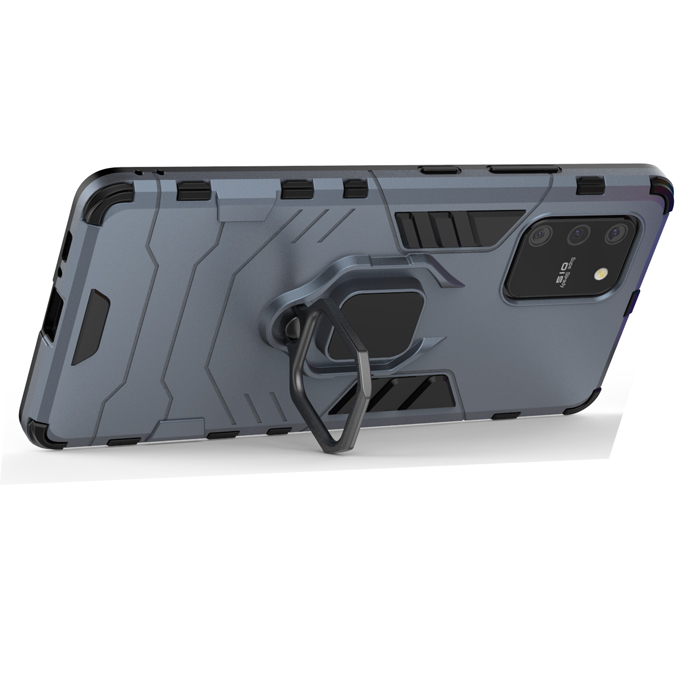 фото Противоударный чехол с кольцом panther case для samsung galaxy s10 lite (417357986) black panther