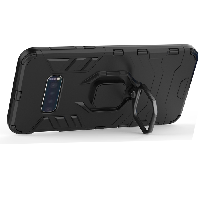 фото Противоударный чехол с кольцом panther case для samsung galaxy s10e (417360268) black panther