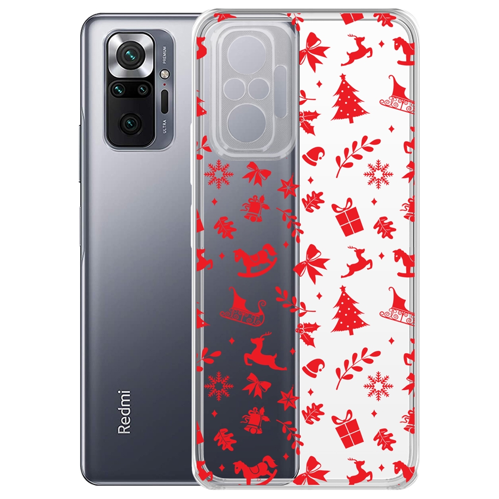Чехол-накладка Новогодние мотивы для Xiaomi Redmi Note 10 Pro