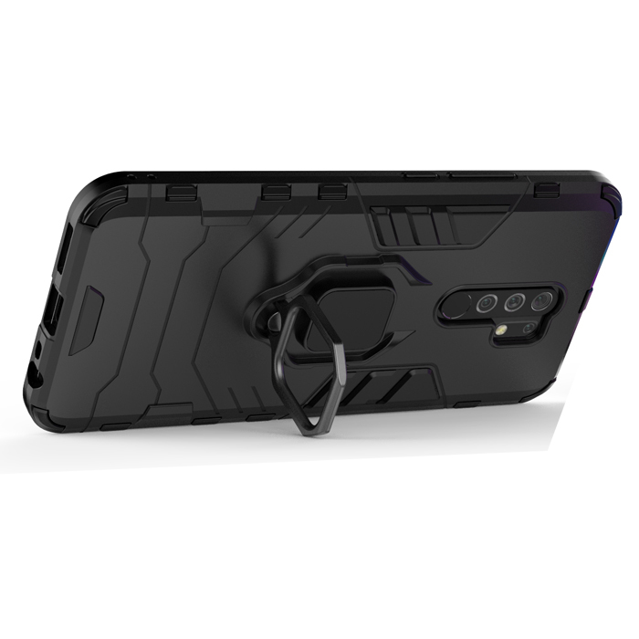 фото Противоударный чехол с кольцом panther case для xiaomi redmi 9 (417392462) black panther