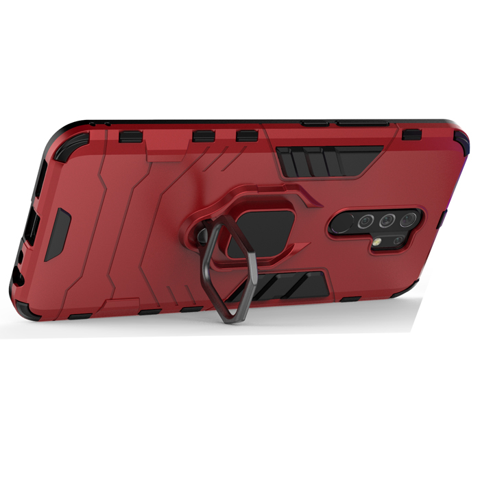 фото Противоударный чехол с кольцом panther case для xiaomi redmi 9 (417392463) black panther