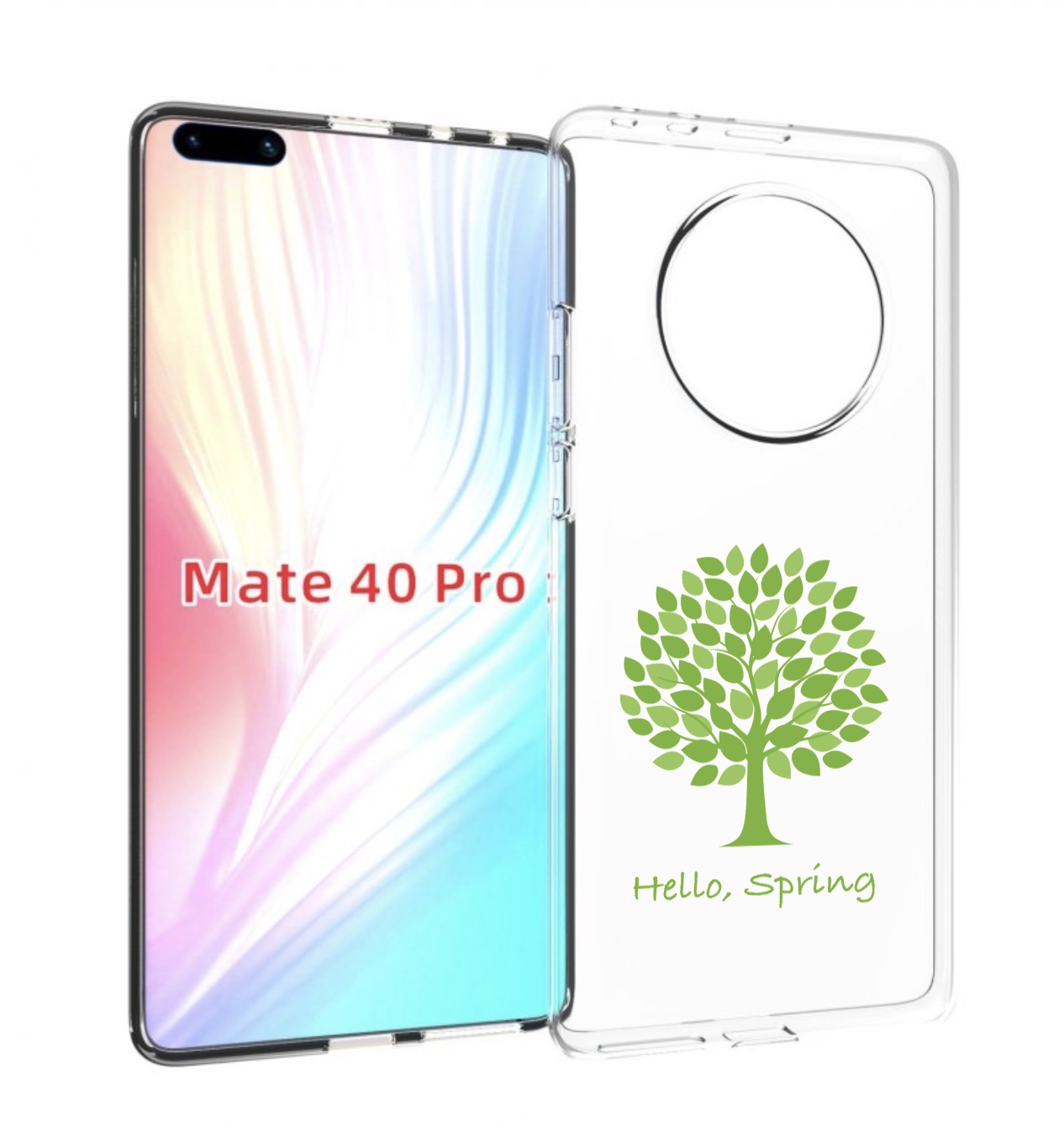 

Чехол MyPads Привет-весна для Huawei Mate 40 Pro (NOH-NX9), Прозрачный, Tocco