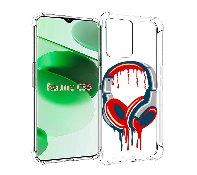 

Чехол MyPads не делай громко для Realme C35 / Narzo 50A Prime, Прозрачный, Tocco