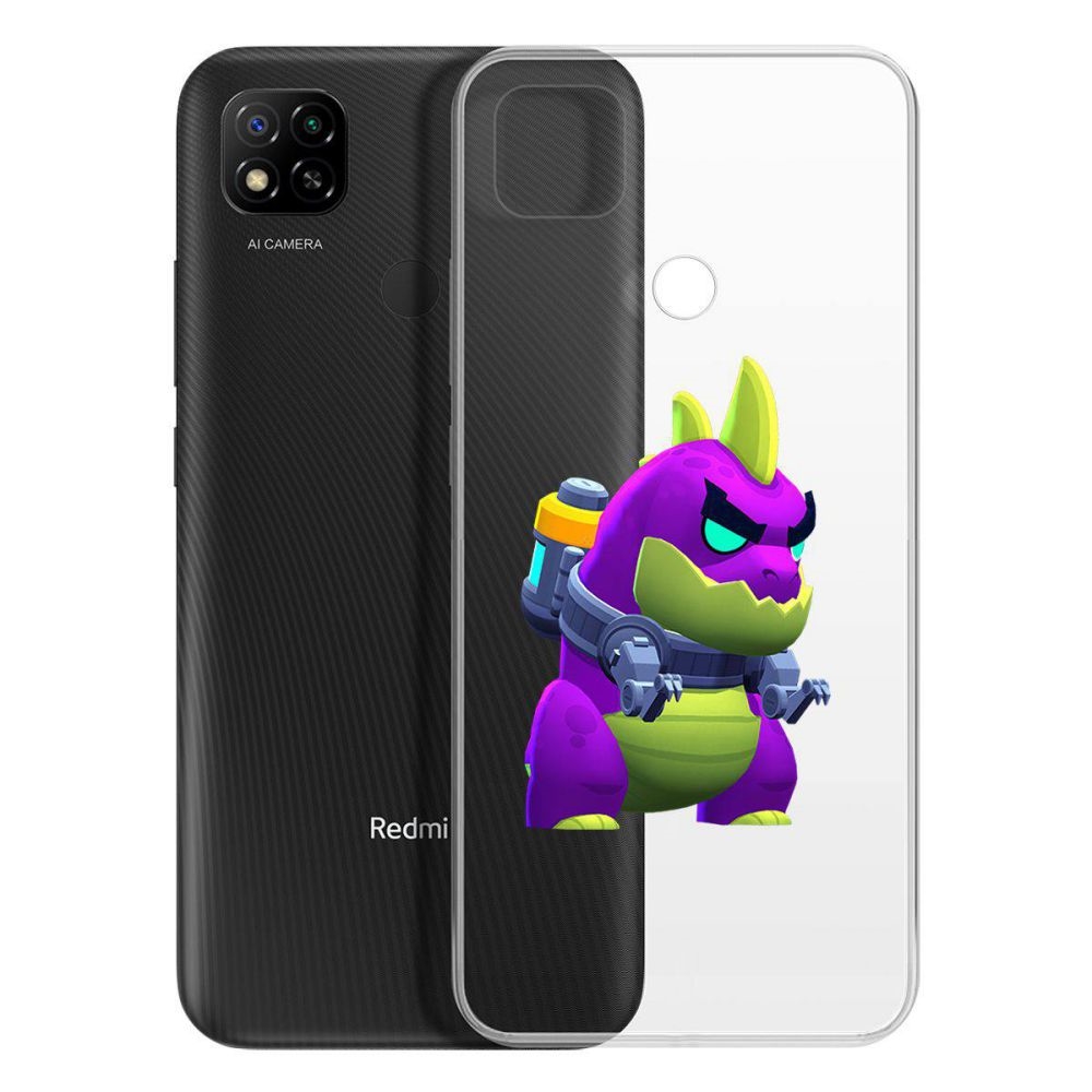 Чехол-накладка Brawl Stars-Мегамонстр для Xiaomi Redmi 9C