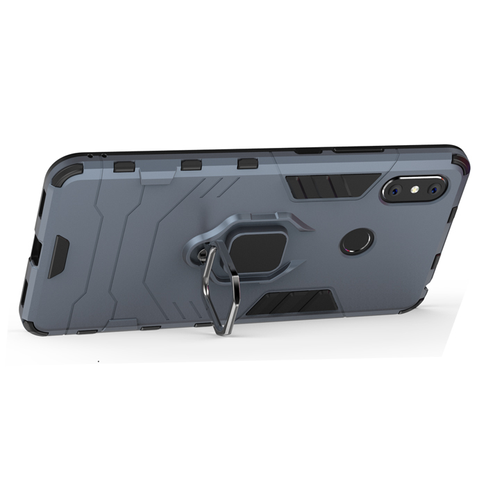 фото Противоударный чехол с кольцом panther case для xiaomi mi max 3 (417684235) black panther