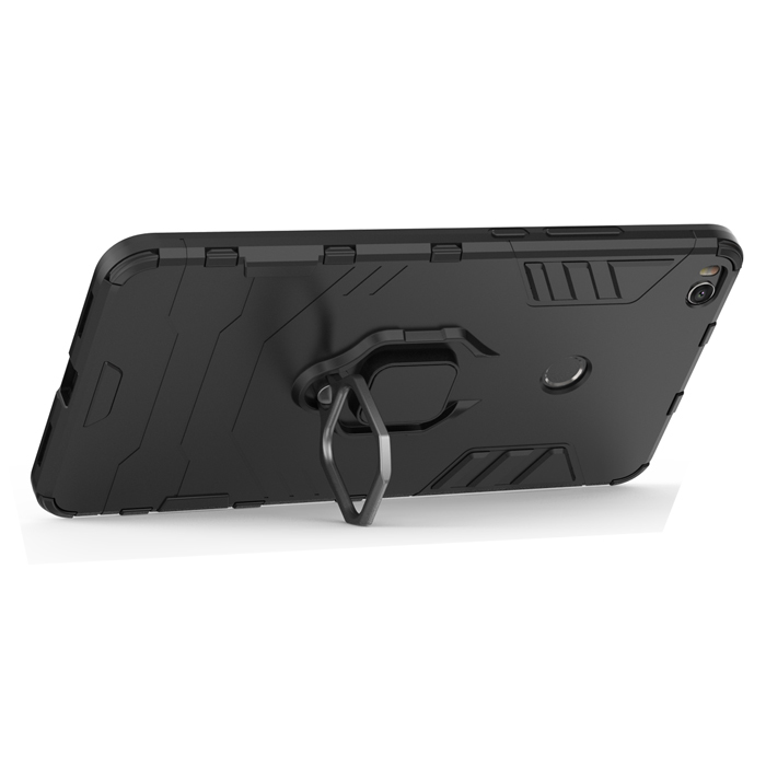 фото Противоударный чехол с кольцом panther case для xiaomi mi max 2 (417686391) black panther