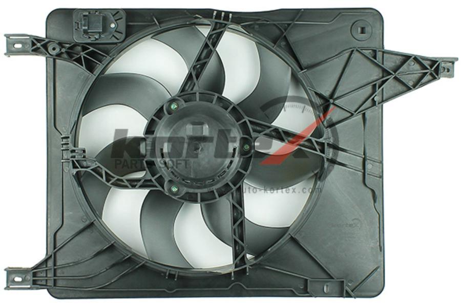 KORTEX 'KFD060 Вентилятор радиатора Nissan Qashqai с кожухом с резист.для а/м 1шт