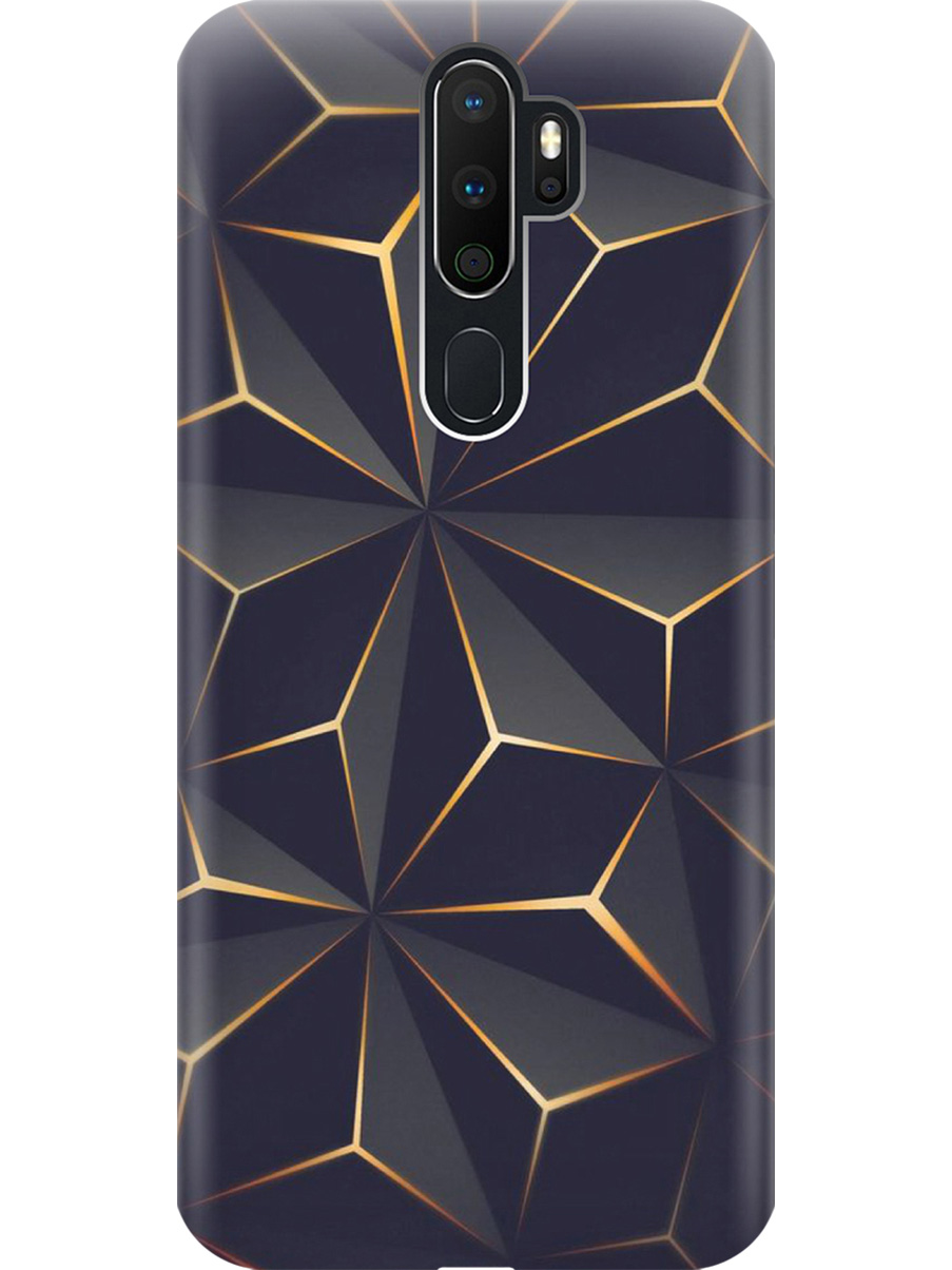 

Силиконовый чехол на Oppo A5 (2020)/A9 (2020) с принтом "Графитовый узор", Прозрачный;оранжевый;черный, 726151331