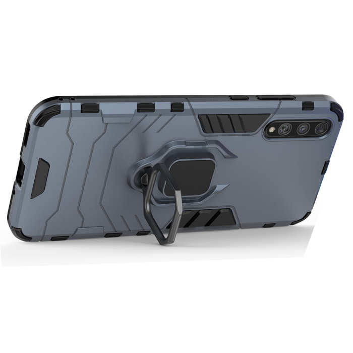 фото Противоударный чехол с кольцом panther case для huawei y8p / honor 30i black panther