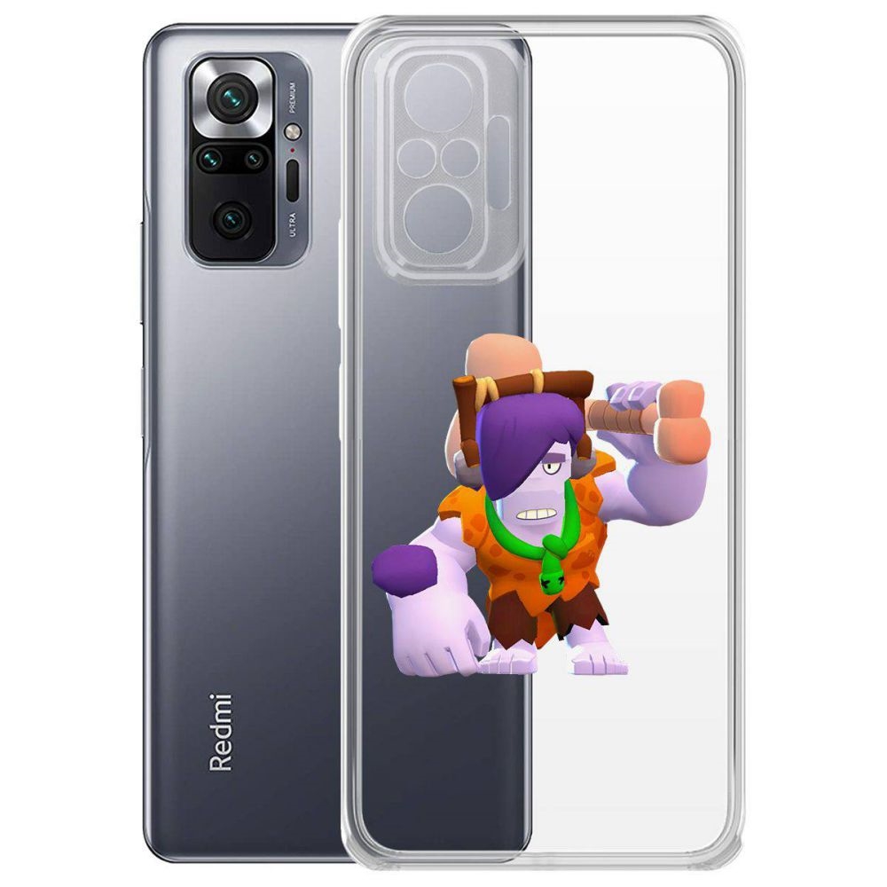 Чехол-накладка Brawl Stars-Пещерный Фрэнк для Xiaomi Redmi Note 10 Pro
