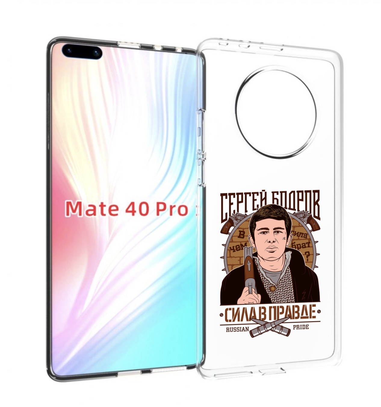 

Чехол MyPads Сергей Бодров для Huawei Mate 40 Pro (NOH-NX9), Прозрачный, Tocco
