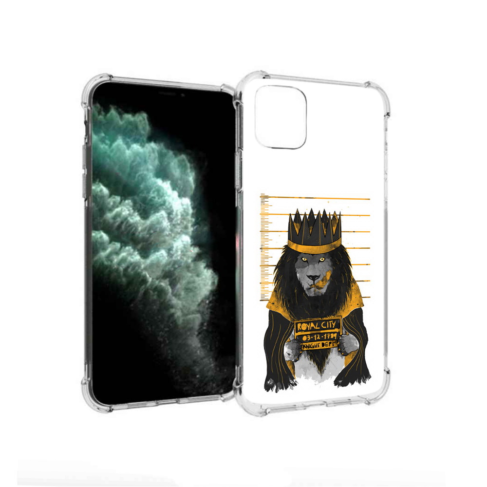 

Чехол MyPads Tocco для Apple iPhone 11 Pro Max лев в законе (PT142698.615.435), Прозрачный, Tocco