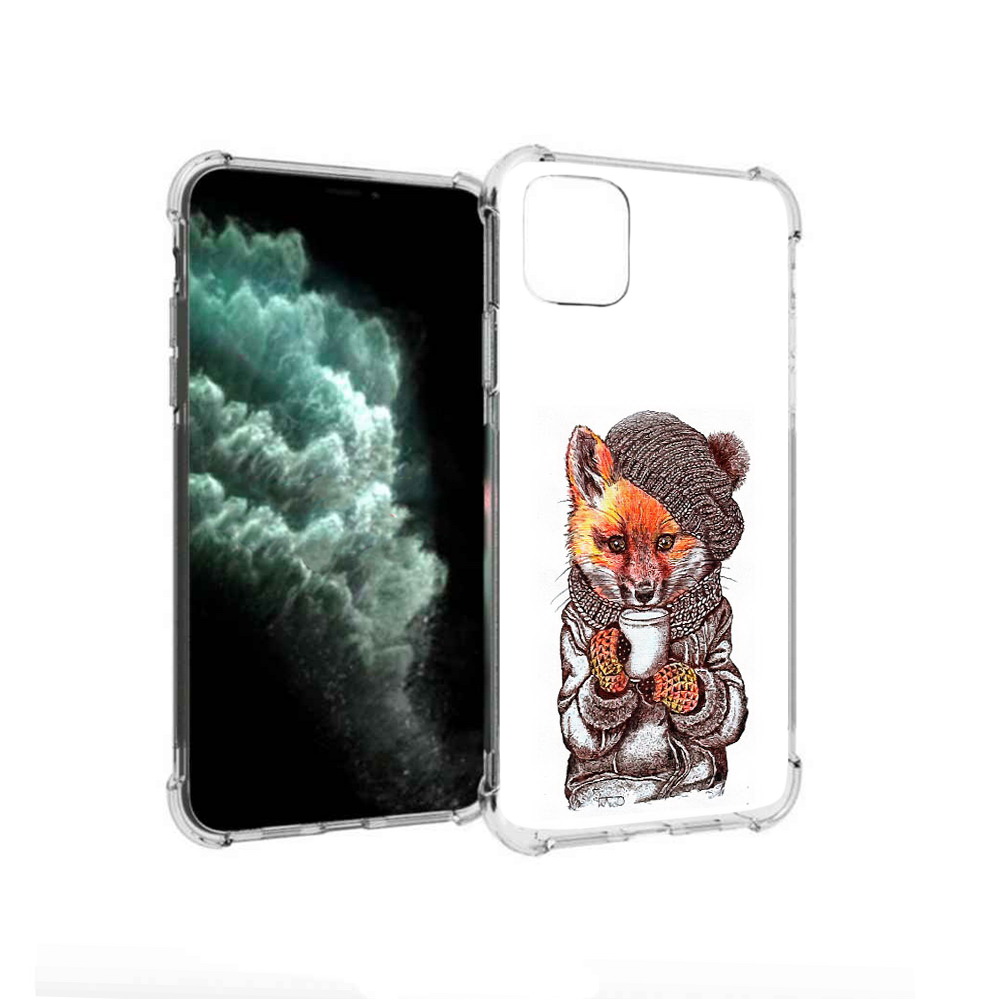 

Чехол MyPads Tocco для Apple iPhone 11 Pro Max лиса в шапке (PT142698.615.437), Tocco