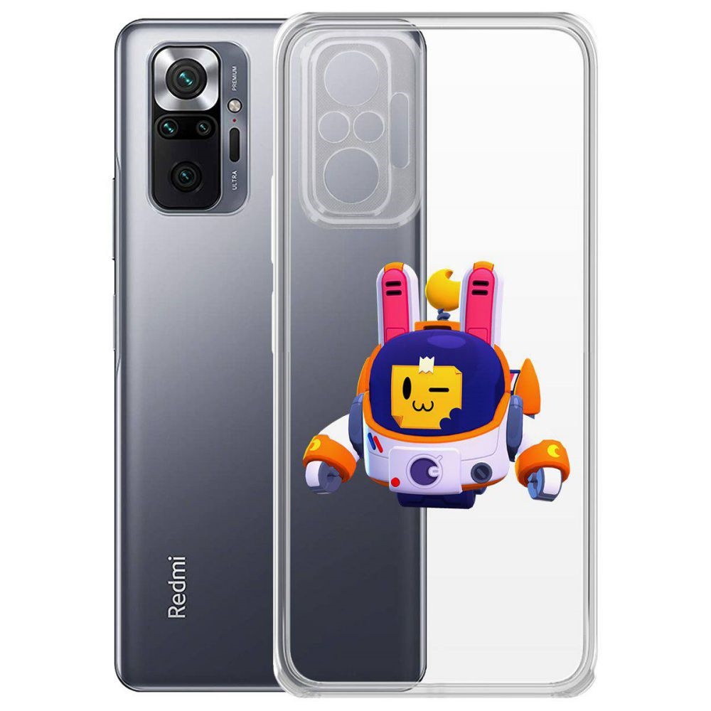 Чехол-накладка Brawl Stars-Лунный Спраут для Xiaomi Redmi Note 10 Pro