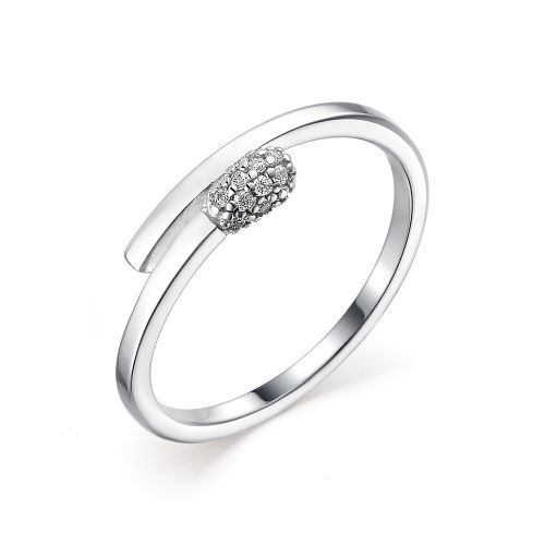 

Кольцо из серебра с фианитом р. 18.5 АЛЬКОР 01-1784/00КЦ-00