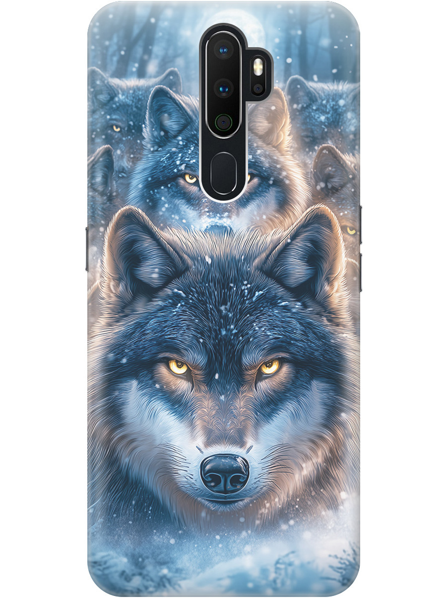 

Силиконовый чехол на Oppo A5 (2020) / A9 (2020) с принтом "Стая волков", Прозрачный;голубой;синий;черный, 726151313