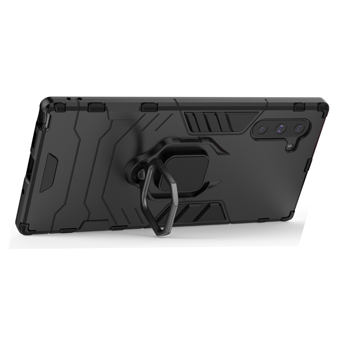 фото Противоударный чехол с кольцом panther case для samsung galaxy note 10 (417751400) black panther