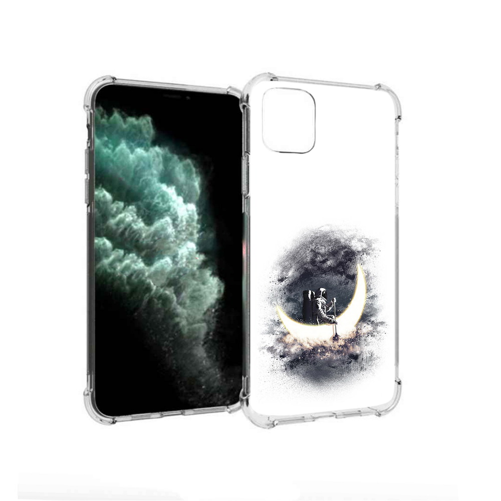 

Чехол MyPads Tocco для Apple iPhone 11 Pro Max лунный путешественник (PT142698.615.448), Прозрачный, Tocco