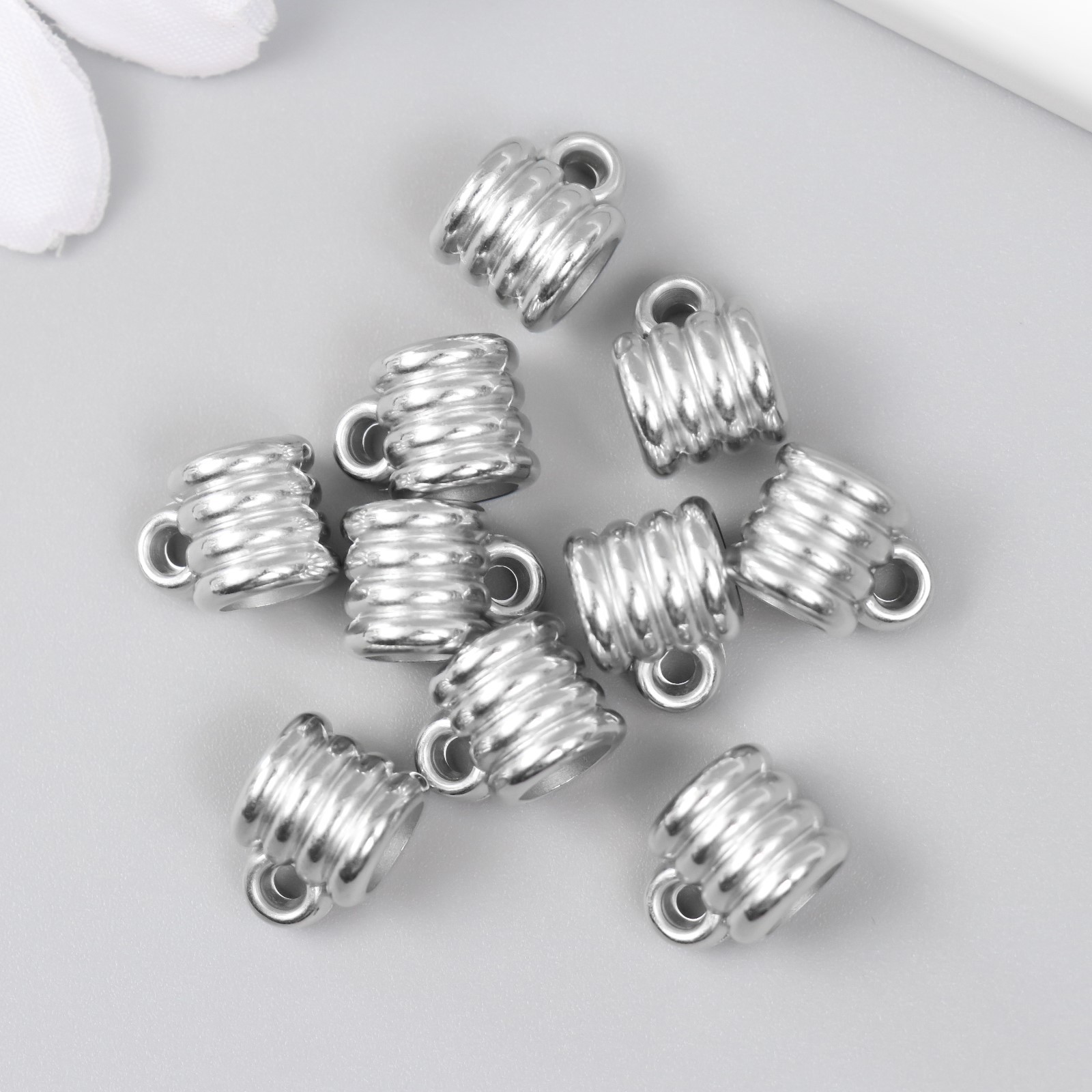 

Подвеска Бейл 9952714-10p, серебро 0,9х1,2 см, 10 шт, Серебристый