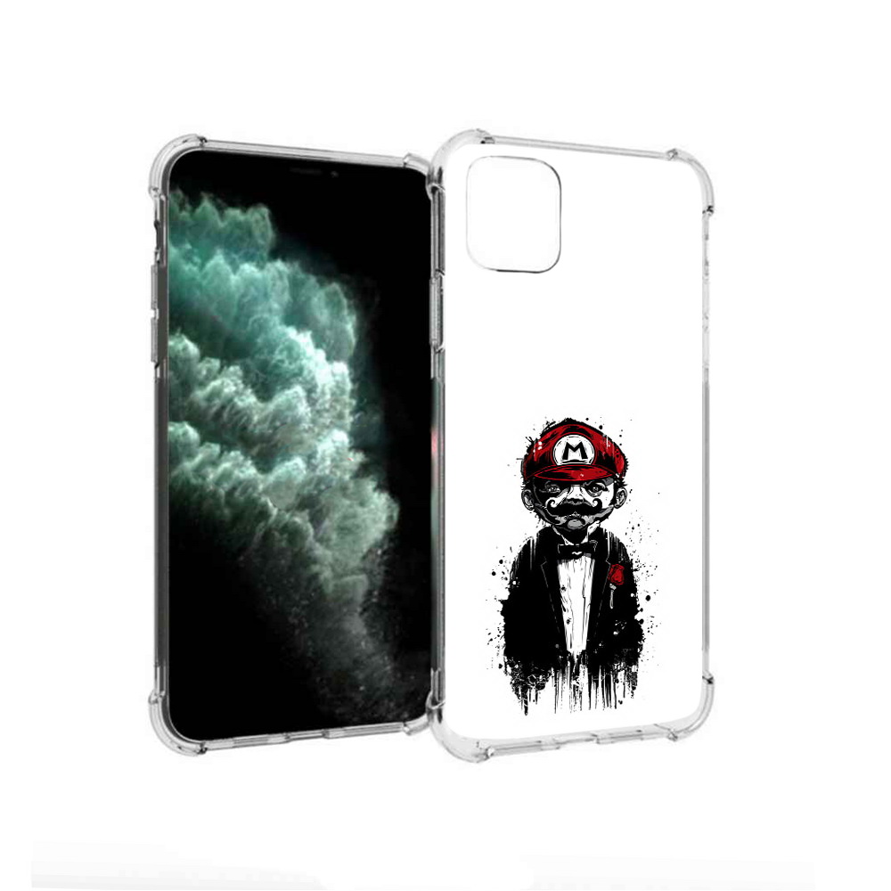 

Чехол MyPads Tocco для Apple iPhone 11 Pro Max марио (PT142698.615.458), Прозрачный, Tocco