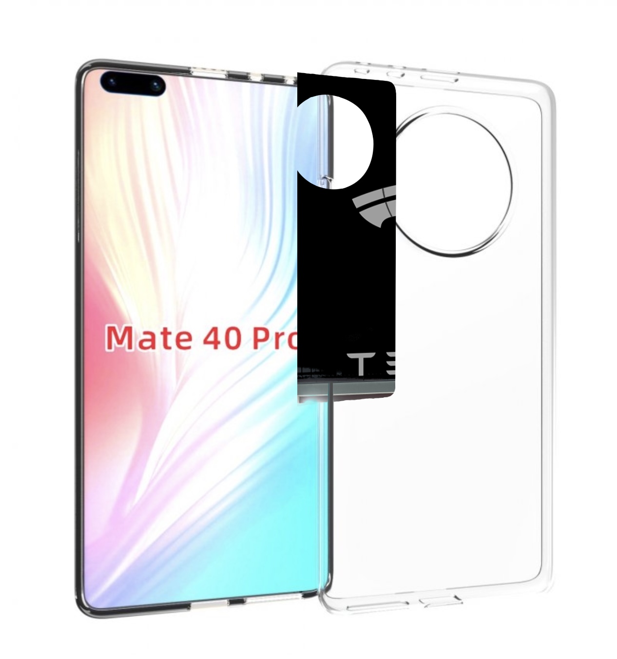 

Чехол MyPads Тесла для Huawei Mate 40 Pro (NOH-NX9), Прозрачный, Tocco