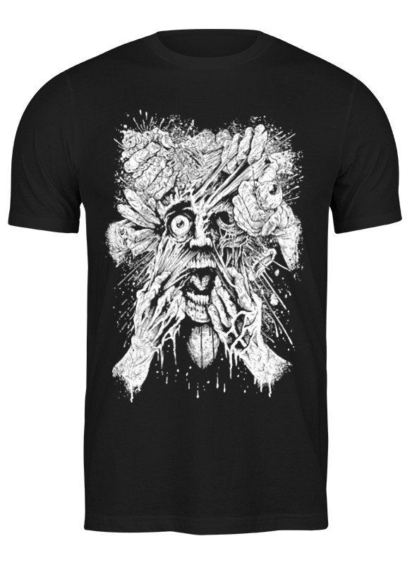 

Футболка унисекс Printio Art horror черная XL, Черный, Art horror
