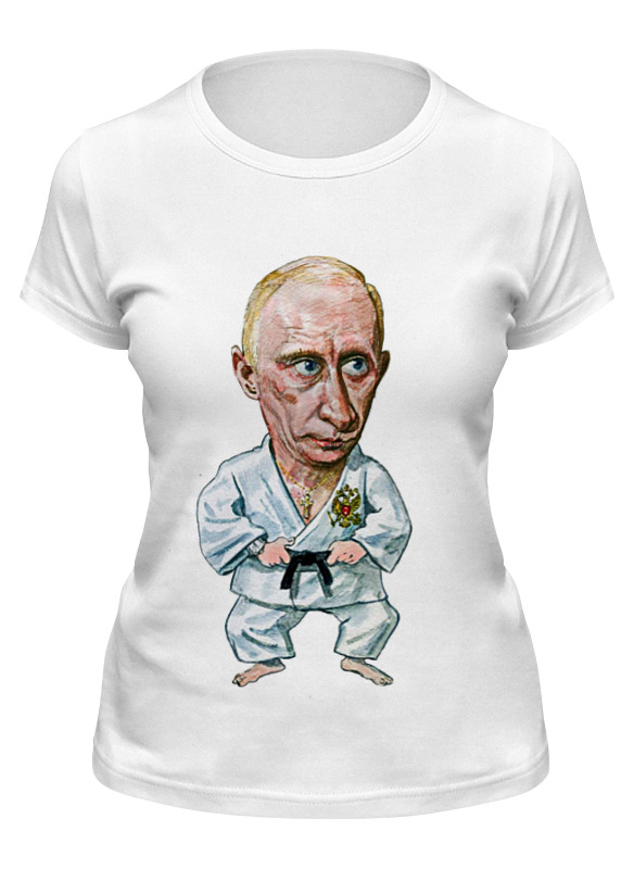 

Футболка женская Printio Putin белая XL, Белый, Putin