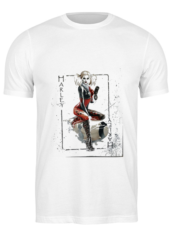 

Футболка унисекс Printio Harley quinn белая XL, Harley quinn