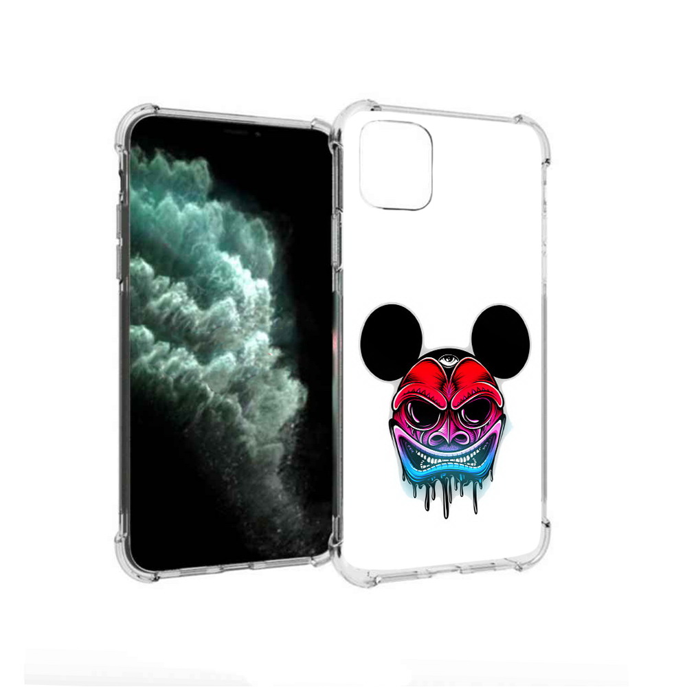 

Чехол MyPads Tocco для Apple iPhone 11 Pro Max микки в маске (PT142698.615.473), Прозрачный, Tocco