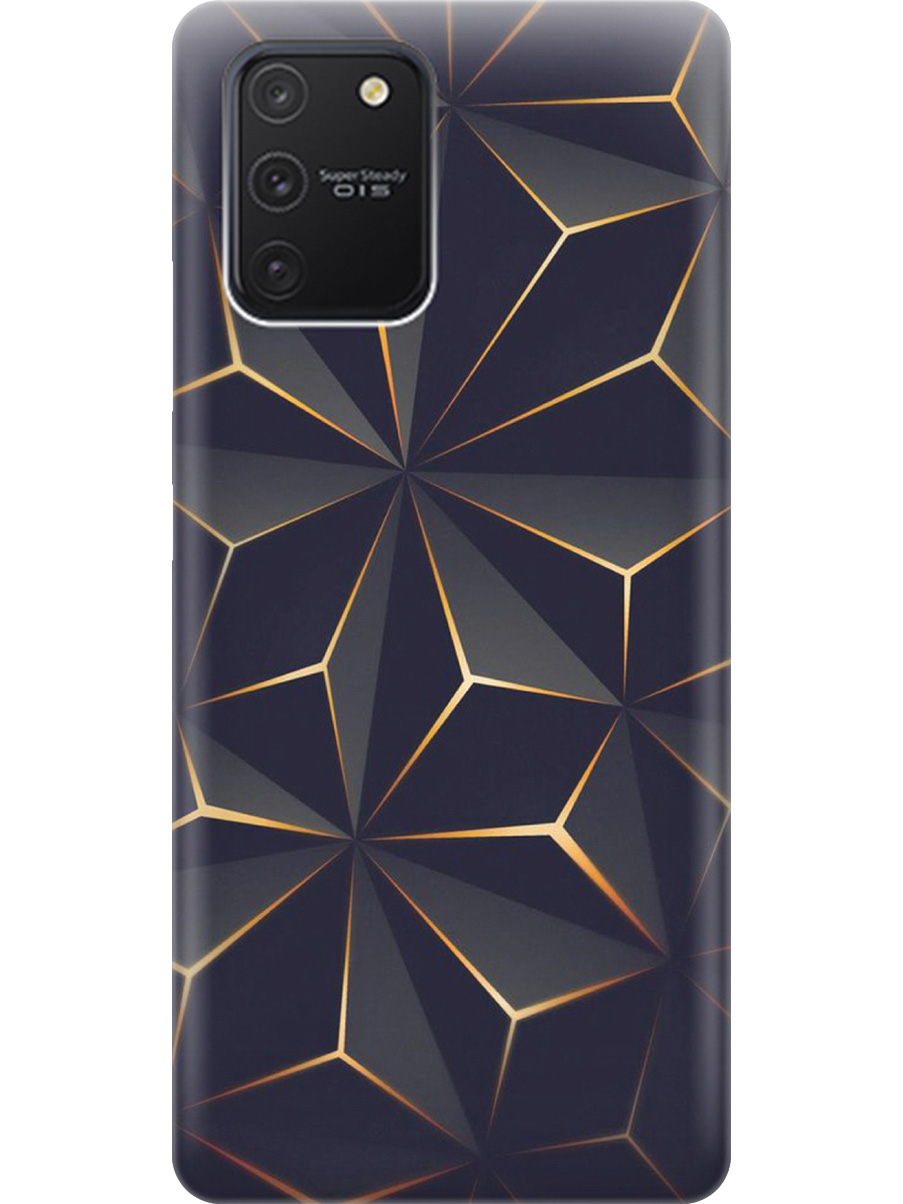 

Силиконовый чехол на Samsung Galaxy S10 Lite с принтом "Графитовый узор", Прозрачный;оранжевый;черный, 722694731
