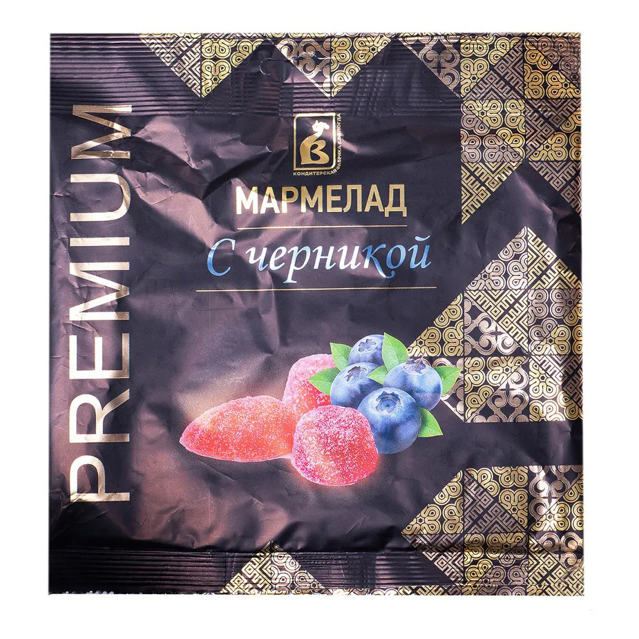 

Мармелад Вологда КФ с черникой 230 г