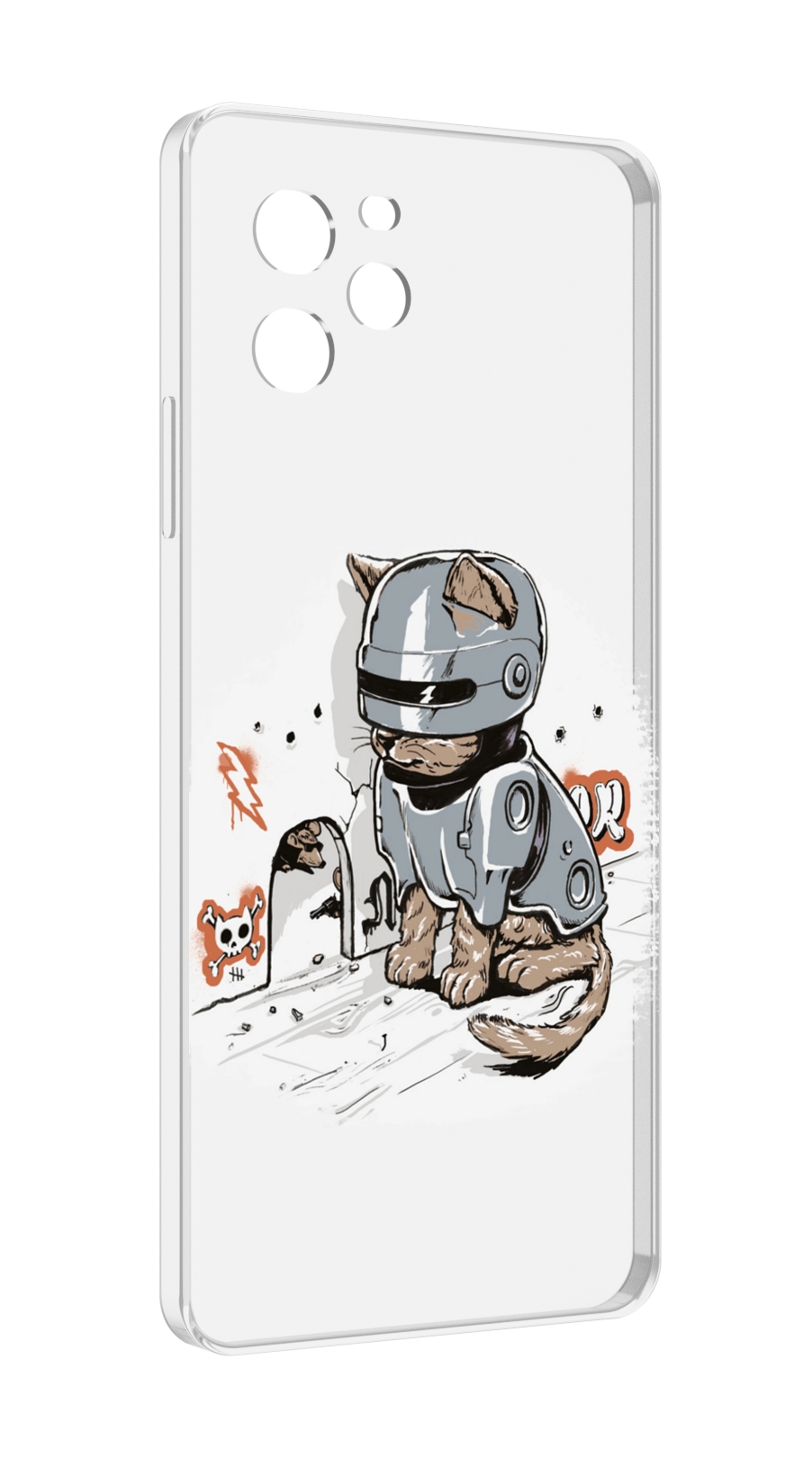 

Чехол MyPads Грозный кот для Huawei Nova Y61 / Huawei Enjoy 50z, Прозрачный, Tocco