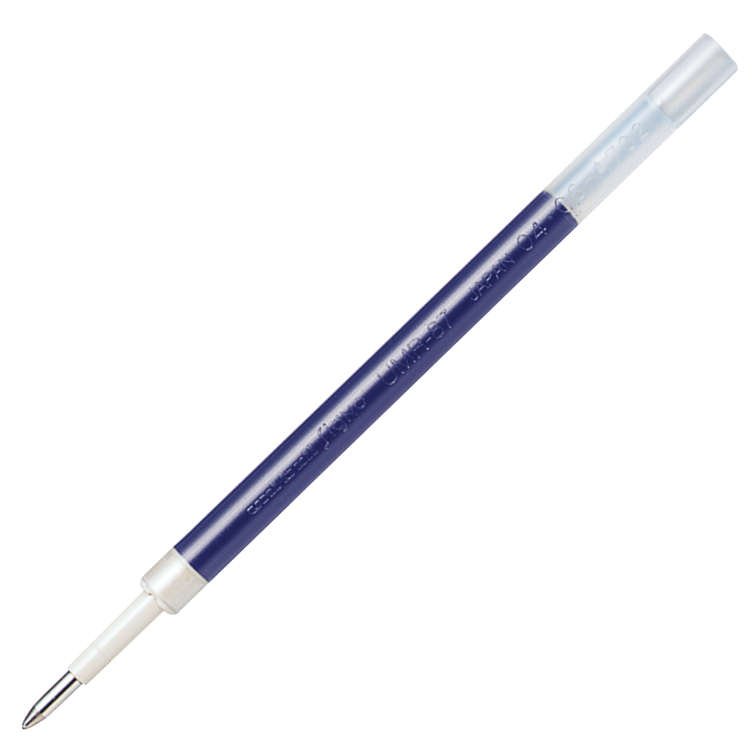 фото Стержень гелевый uni-ball япония 110 мм синий узел 07 мм линия письма 04 мм umr-87 blue uni mitsubishi pencil