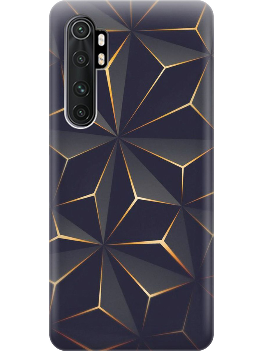 

Силиконовый чехол на Xiaomi Mi Note 10 Lite с принтом "Графитовый узор", Прозрачный;оранжевый;черный, 723101231