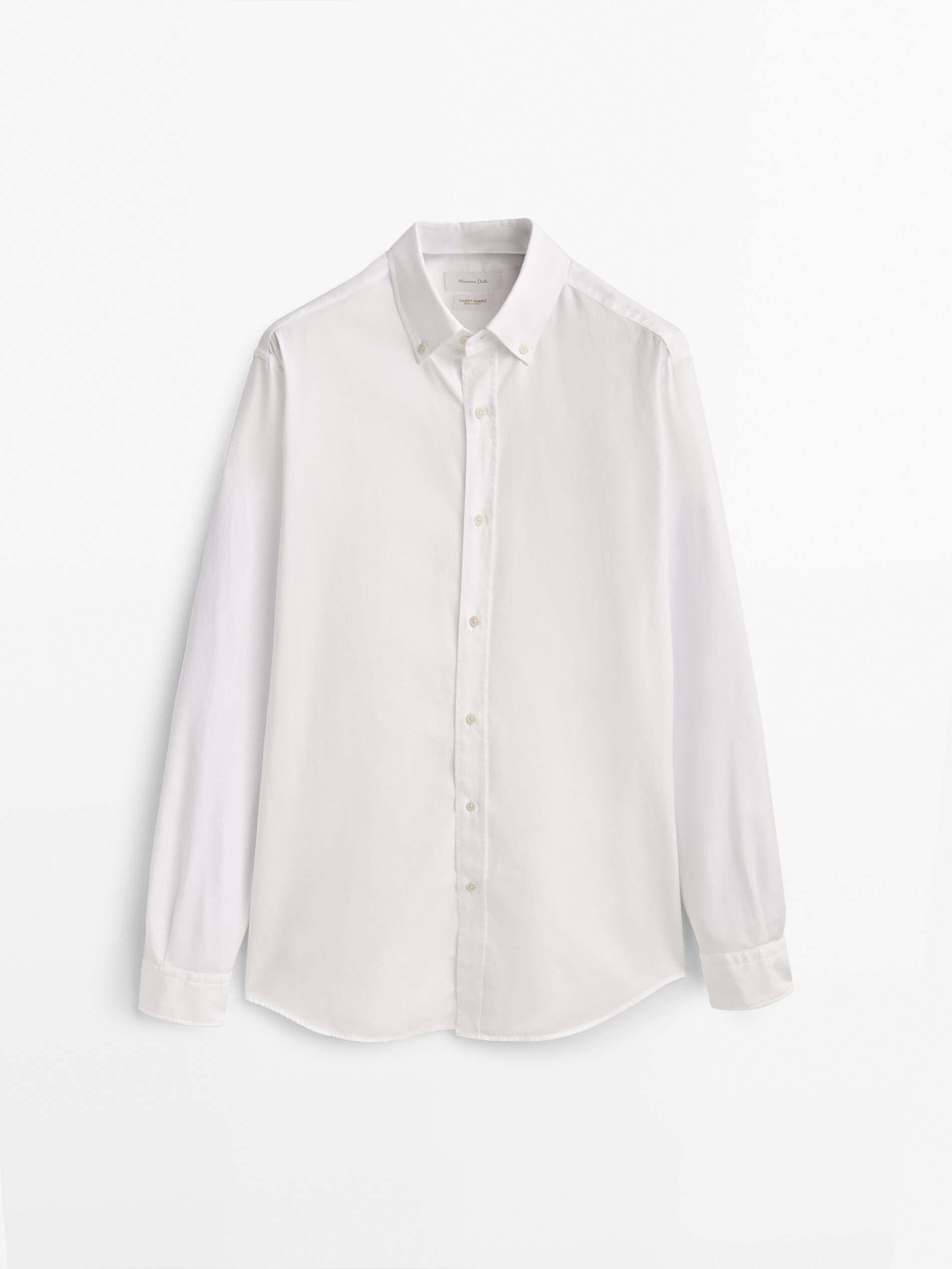 

Рубашка мужская Massimo Dutti 00135352250 белая M, 00135352250