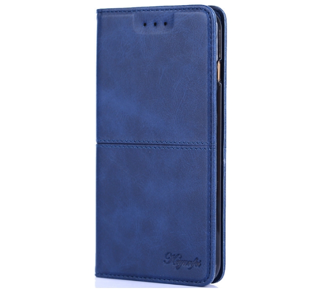 

Чехол MyPads для Honor 6X 5.5 синий с магнитной крышкой, Cuciture Eleganti