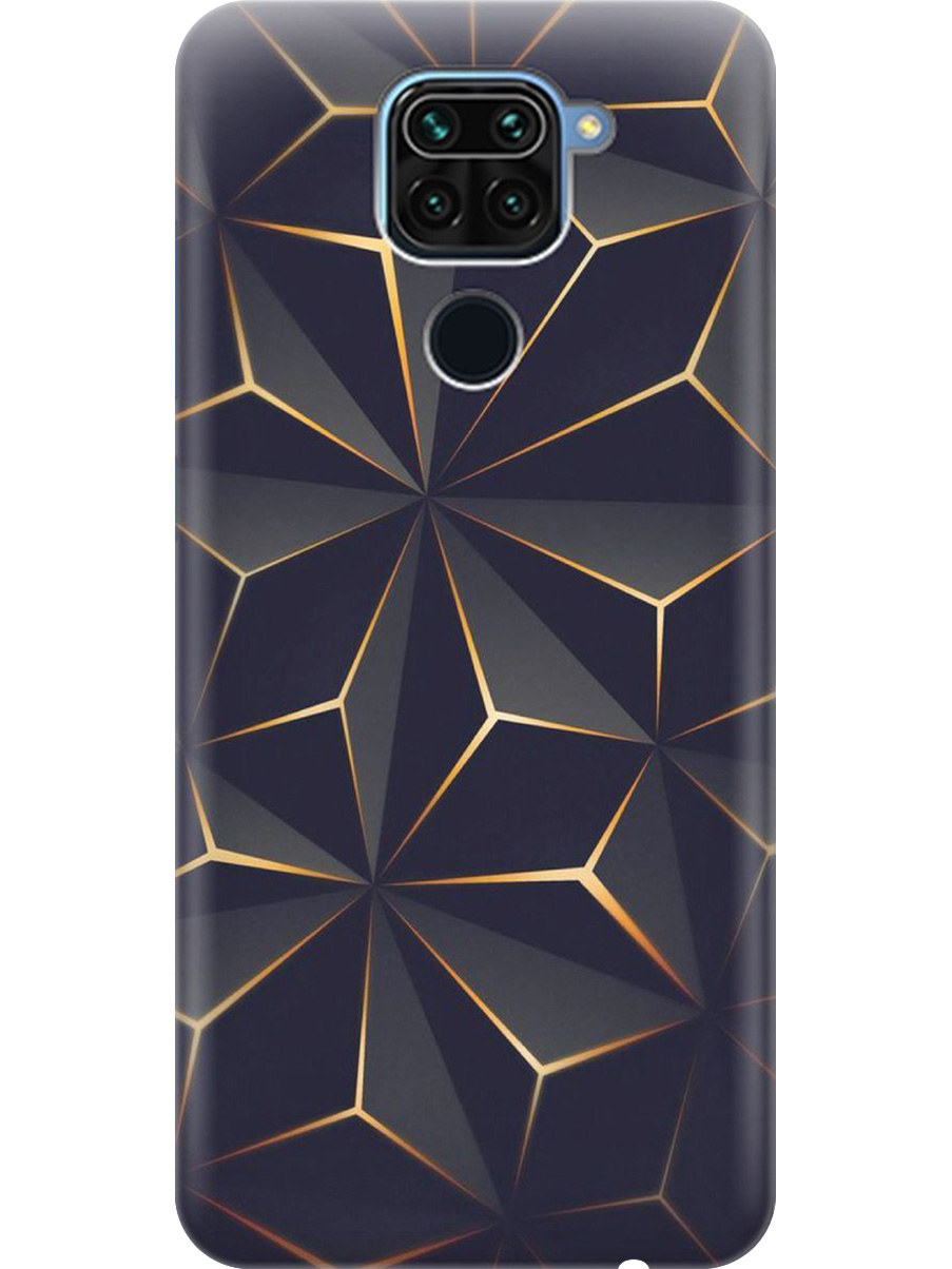 

Силиконовый чехол на Xiaomi Redmi Note 9 с принтом "Графитовый узор", Прозрачный;оранжевый;черный, 723101331