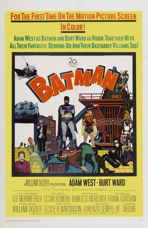 

Постер к фильму "Бэтмен" (Batman The Movie) 50x70 см