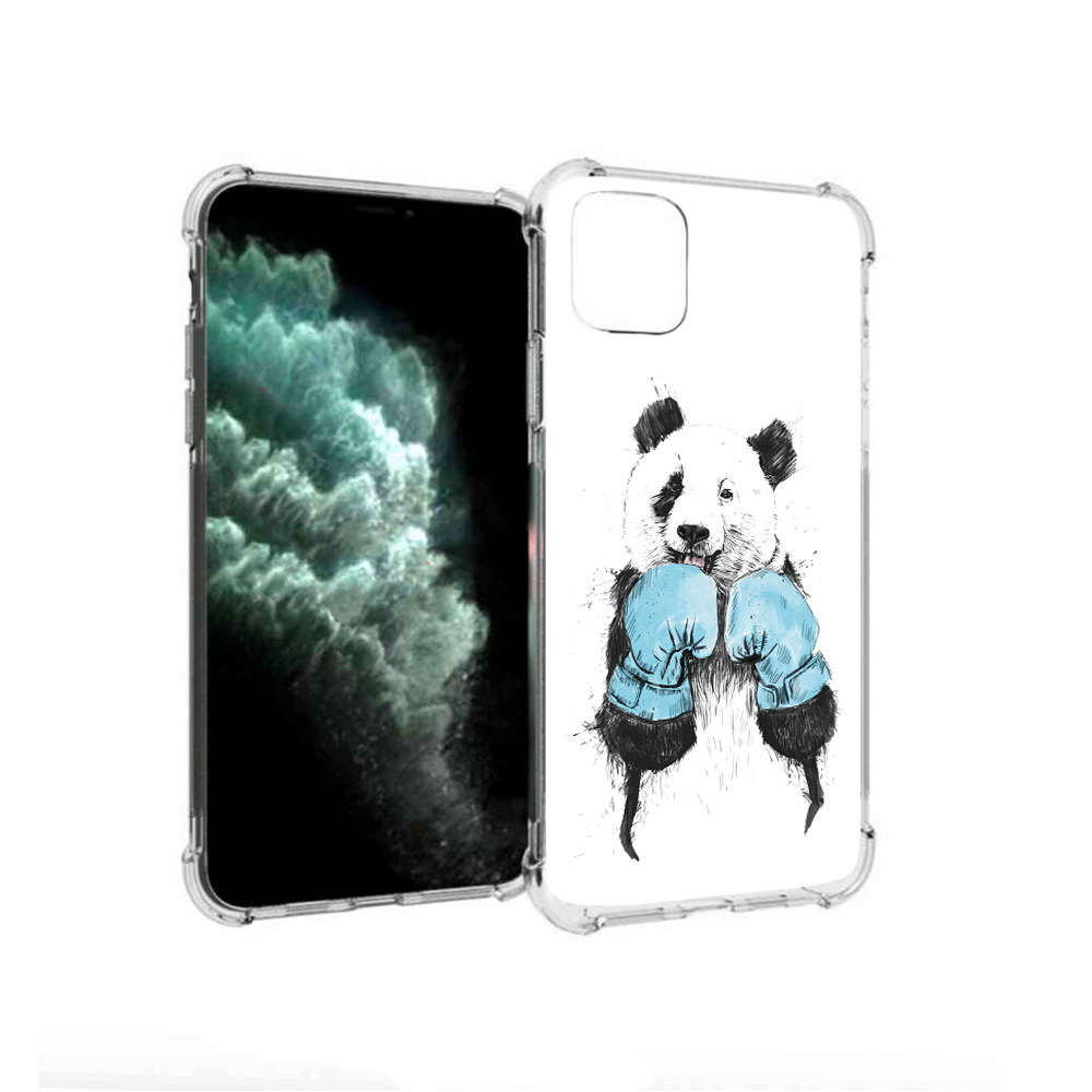 

Чехол MyPads Tocco для Apple iPhone 11 Pro Max панда боксер (PT142698.615.531), Прозрачный, Tocco