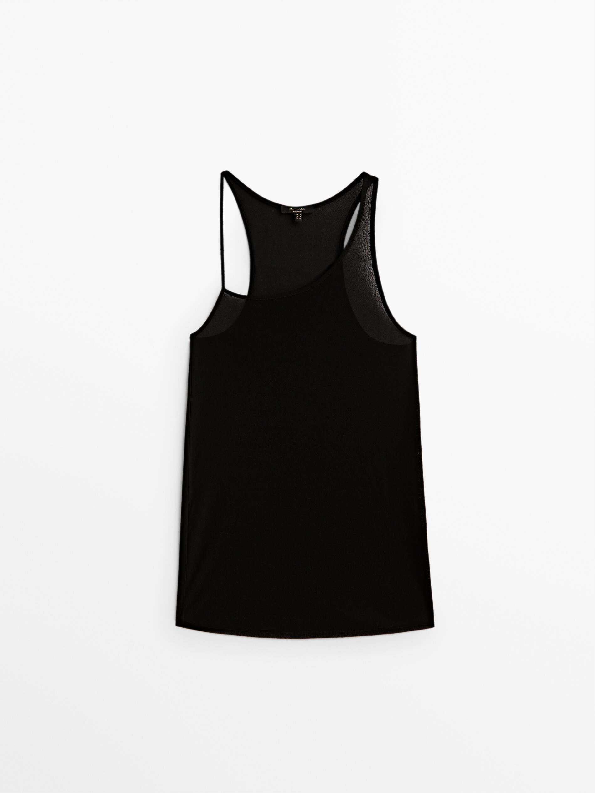 

Топ женский Massimo Dutti 06876909800 черный XS, 06876909800